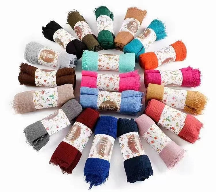 101 sciarpe cotone 90cm180cm