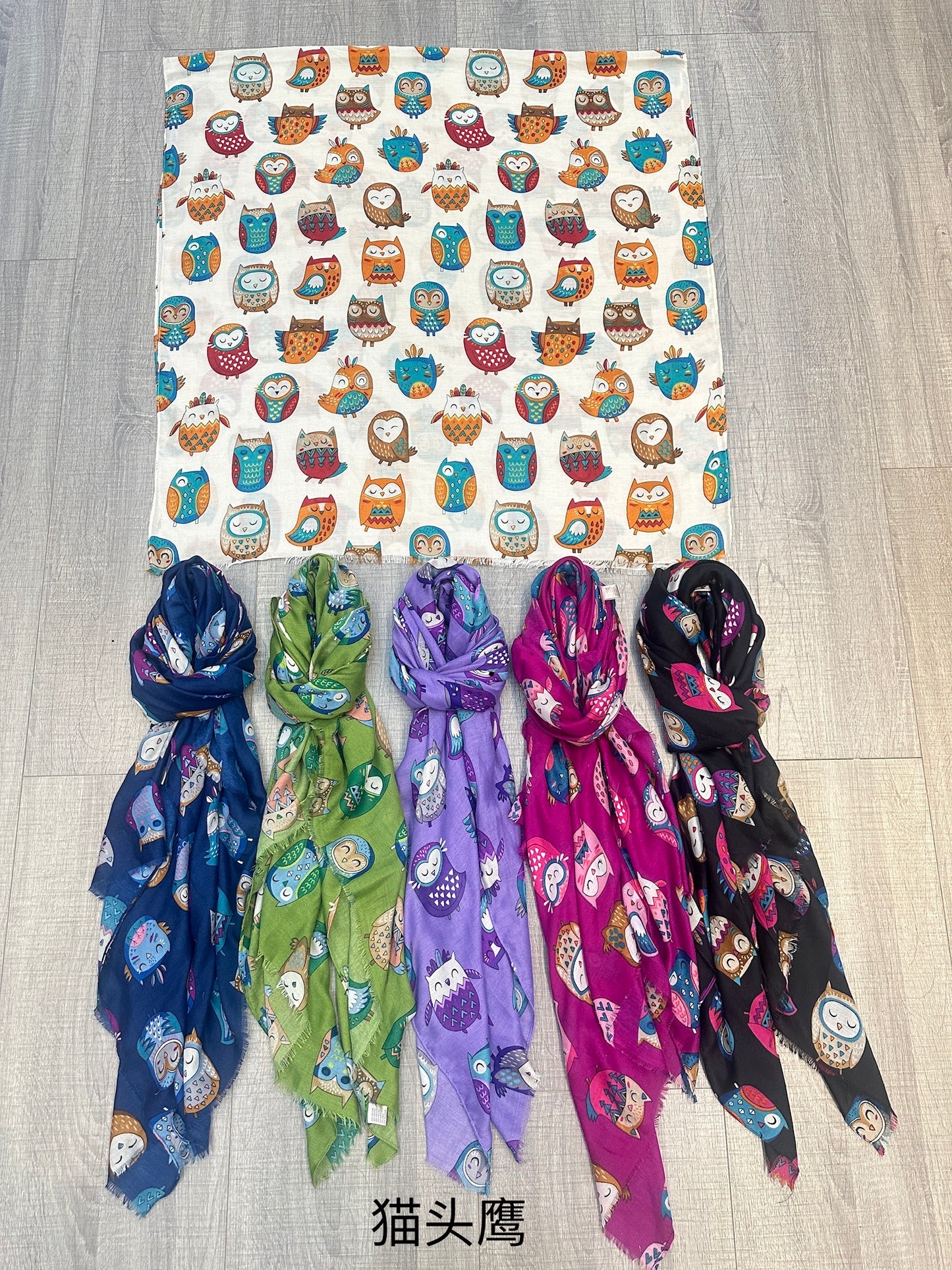 8 sciarpa cotone 90cm180cm