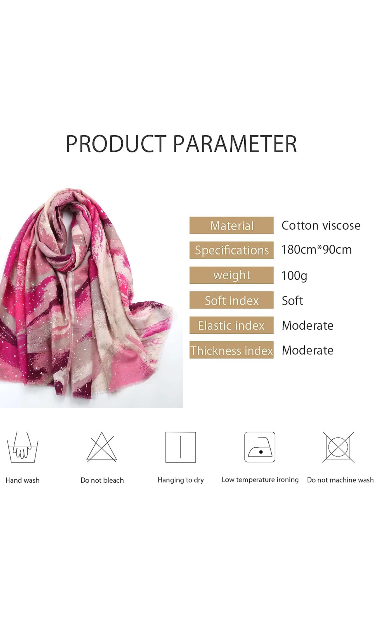 216 DELLIS MODA Sciarpa Primavera Donna Ragazze Sciarpa Di Cotone Morbido e Sottile Sciarpa Colori Misti Modello Geometrico Lettera Scialle Stole Caldo Moda